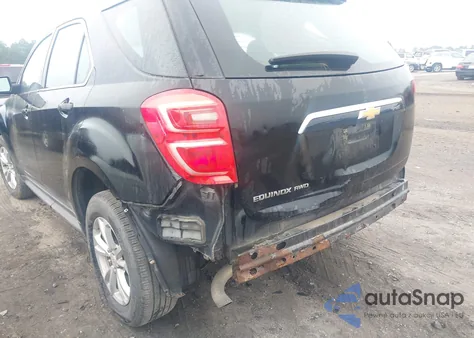 2017 Chevrolet Equinox Ls из США, поврежденный, VIN 2GNFLEEKXH6328397